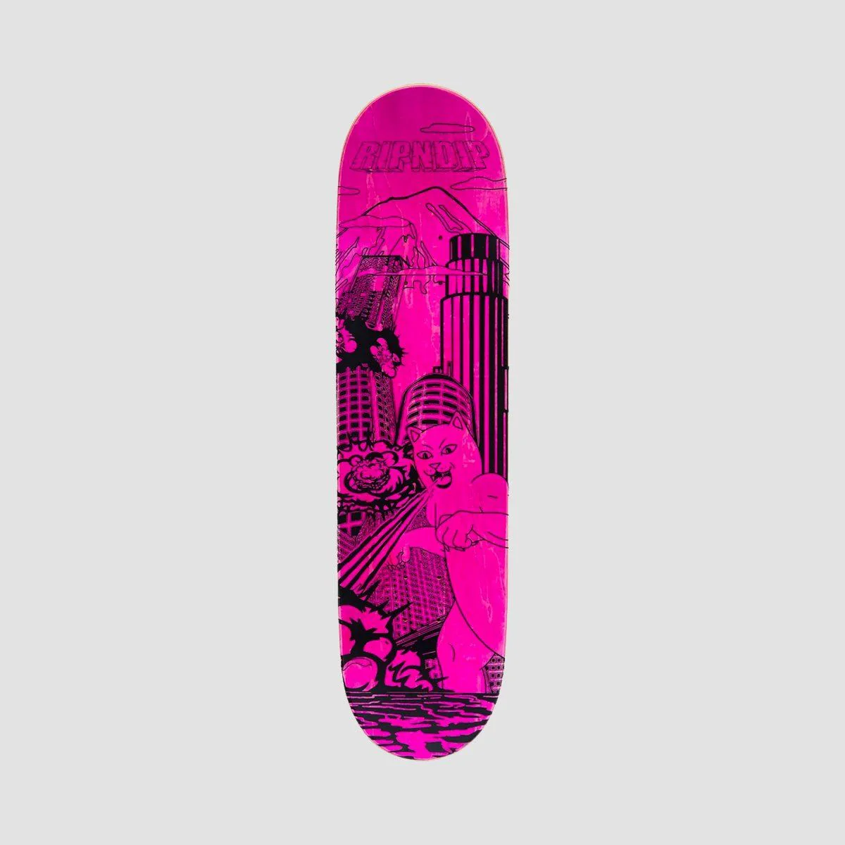 Ripndip Nermzilla Skateboard Deck Orange - 8.5" - Image 2