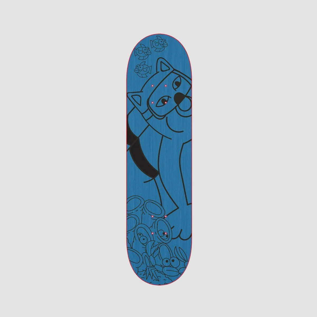 RIPNDIP Under the Sea Skateboard Deck Blue - 8.25" - Image 2