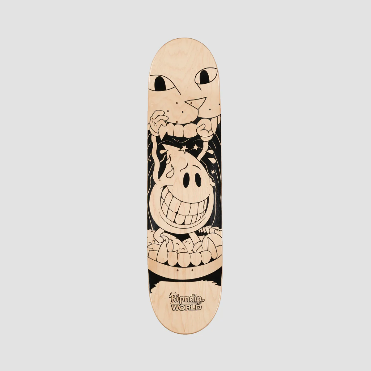 Ripndip Water Nerm Skateboard Deck White - 8.25" - Image 2