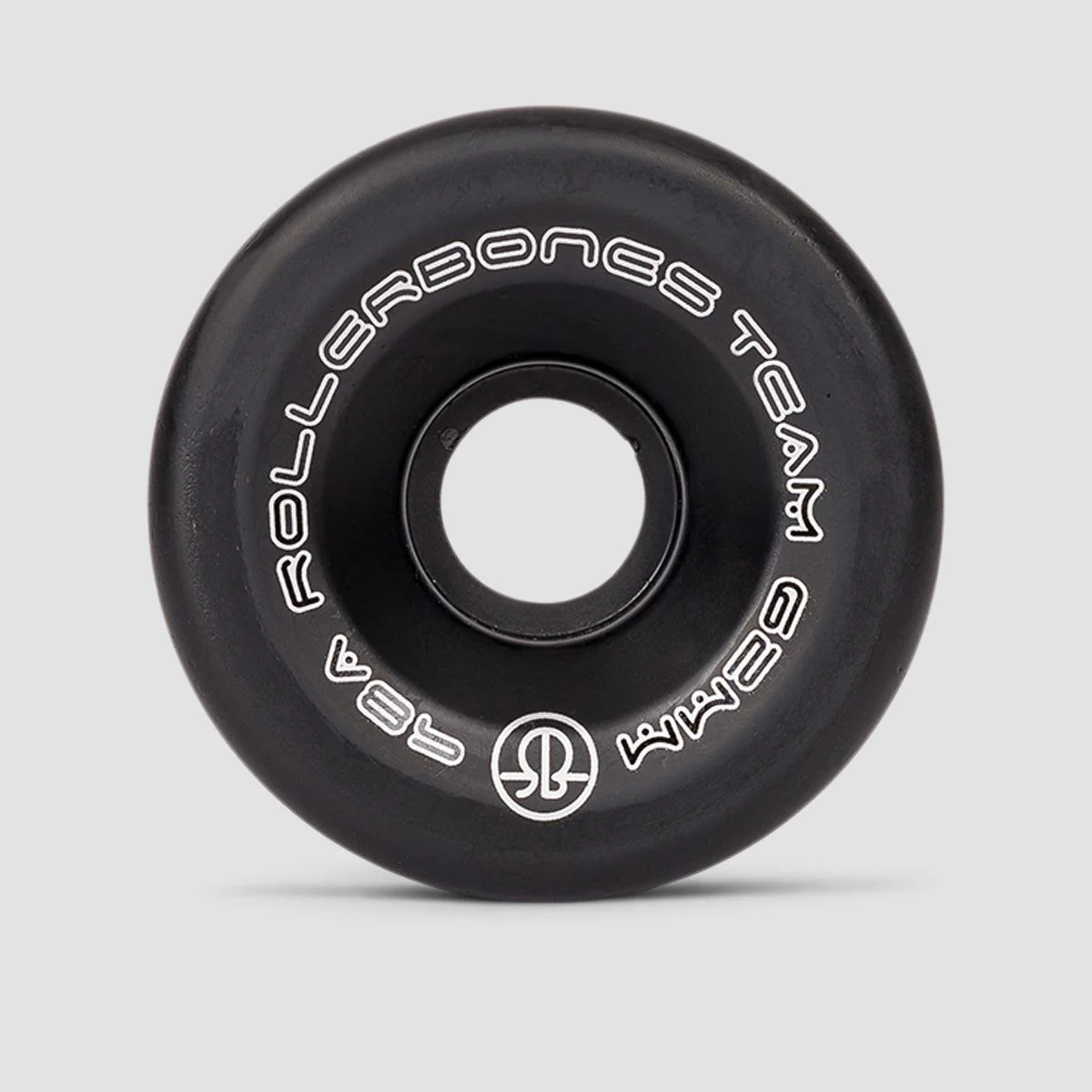 Rollerbones Team Logo 98a Quad Wheels x8 Black 62mm - Image 2