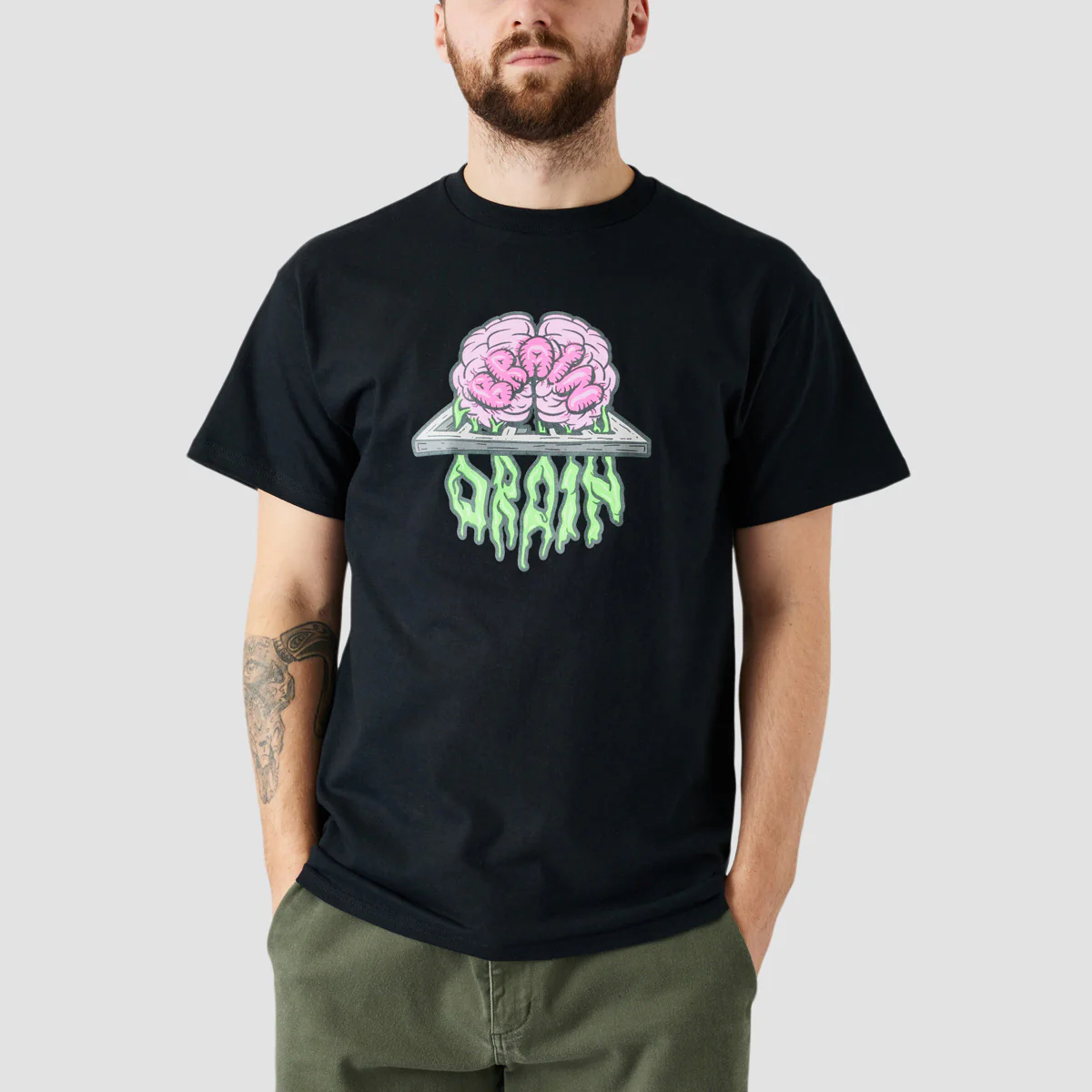Brain Drain T-Shirt Black