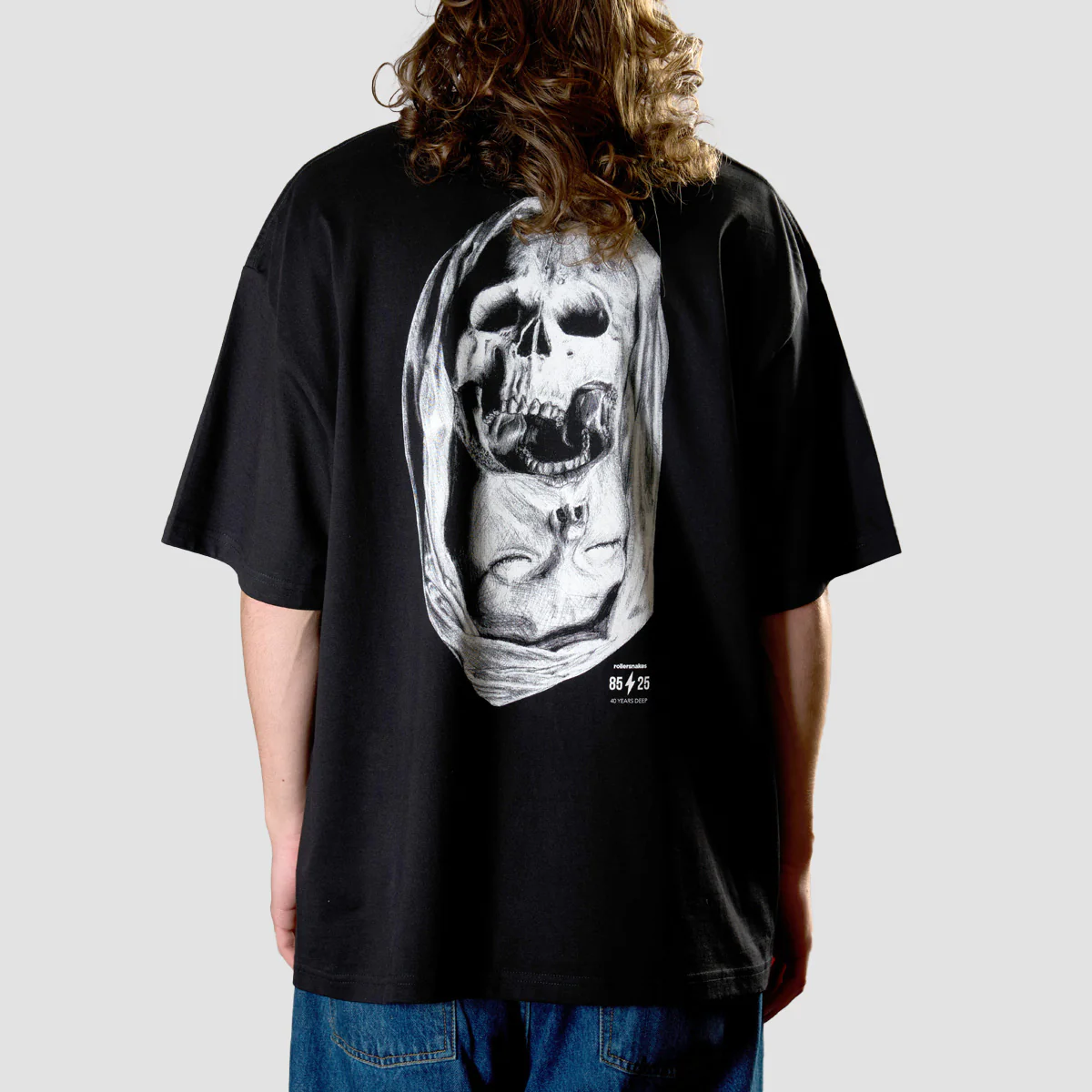 Rollersnakes Lewis Oversize T-Shirt Black