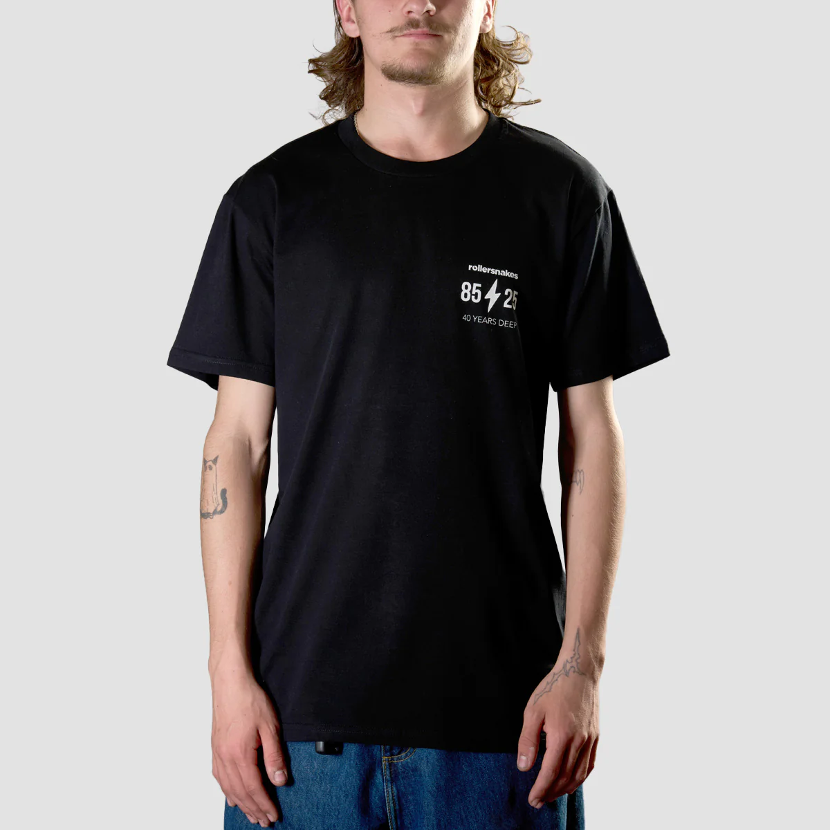 Rollersnakes Lewis T-Shirt Black - Image 2
