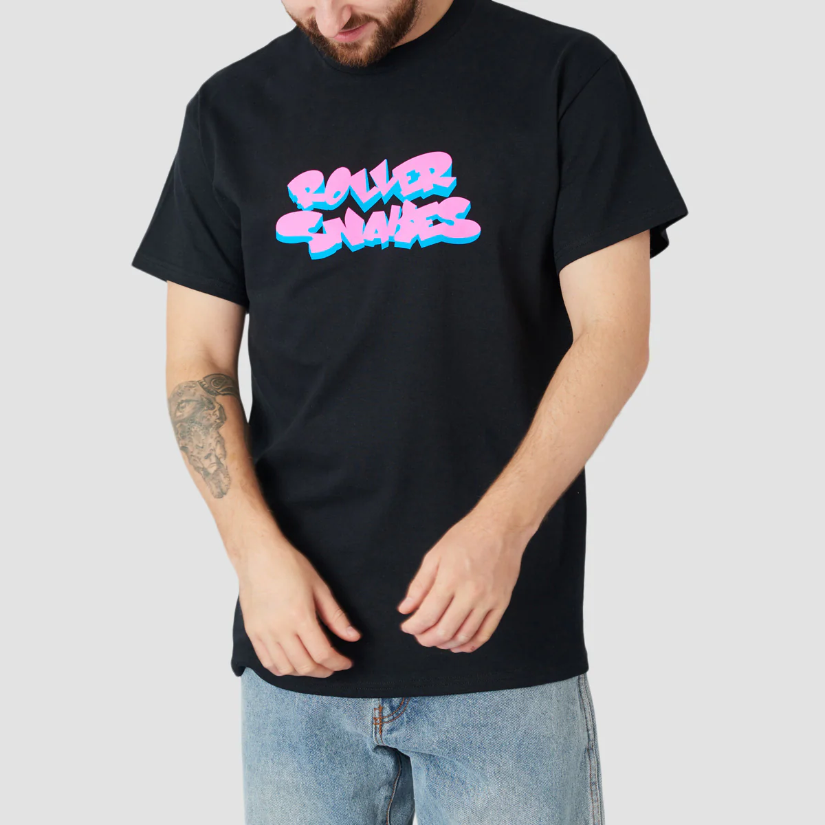 Rollersnakes Marian T-Shirt Black - Image 2