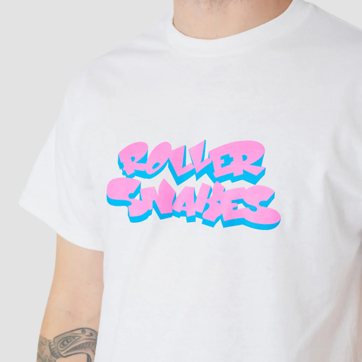Rollersnakes Marian T-Shirt White - Image 2