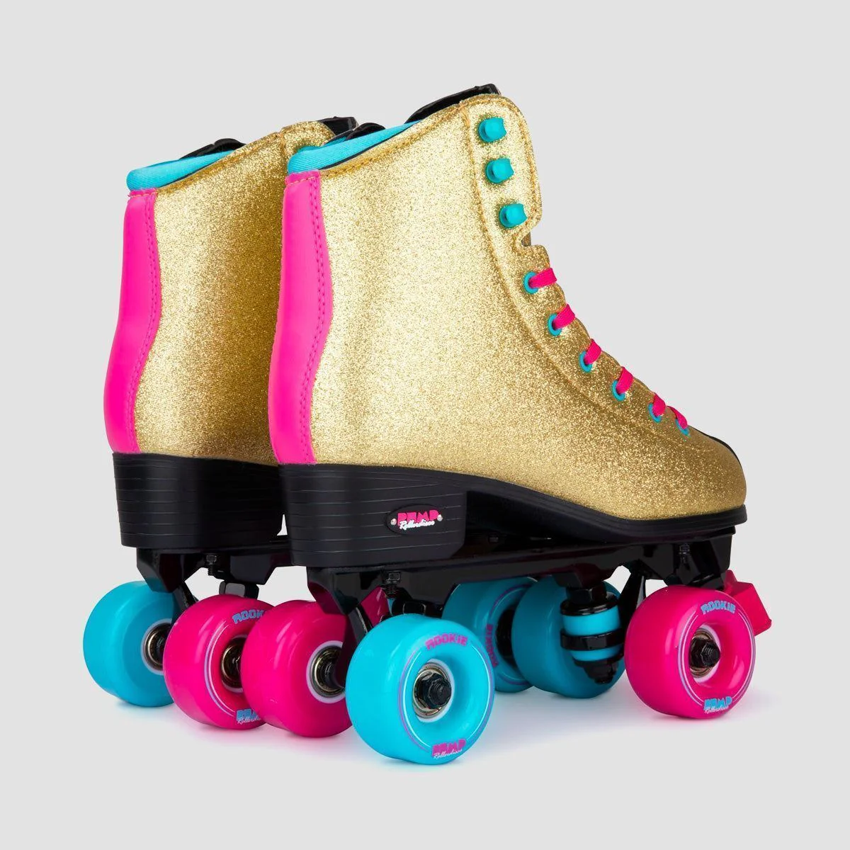 Rookie X BUMP Rollerdisco V2 Quad Skates Gold - Image 3