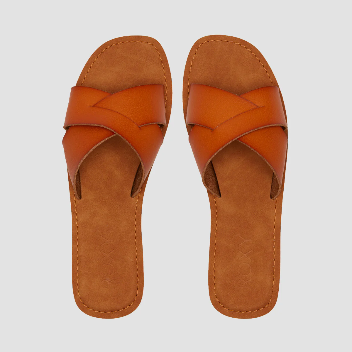 Roxy Andreya Slide Sandals Tan - Womens - Image 3