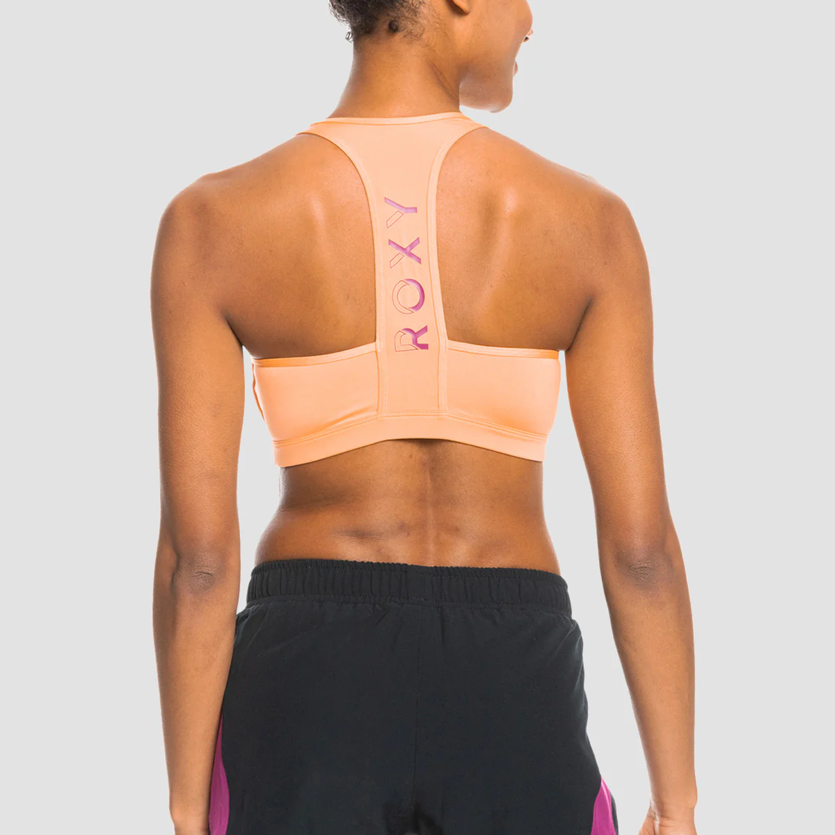 Roxy Back To You Medium Support Sports Bra Cantaloupe - Womens - Image 2