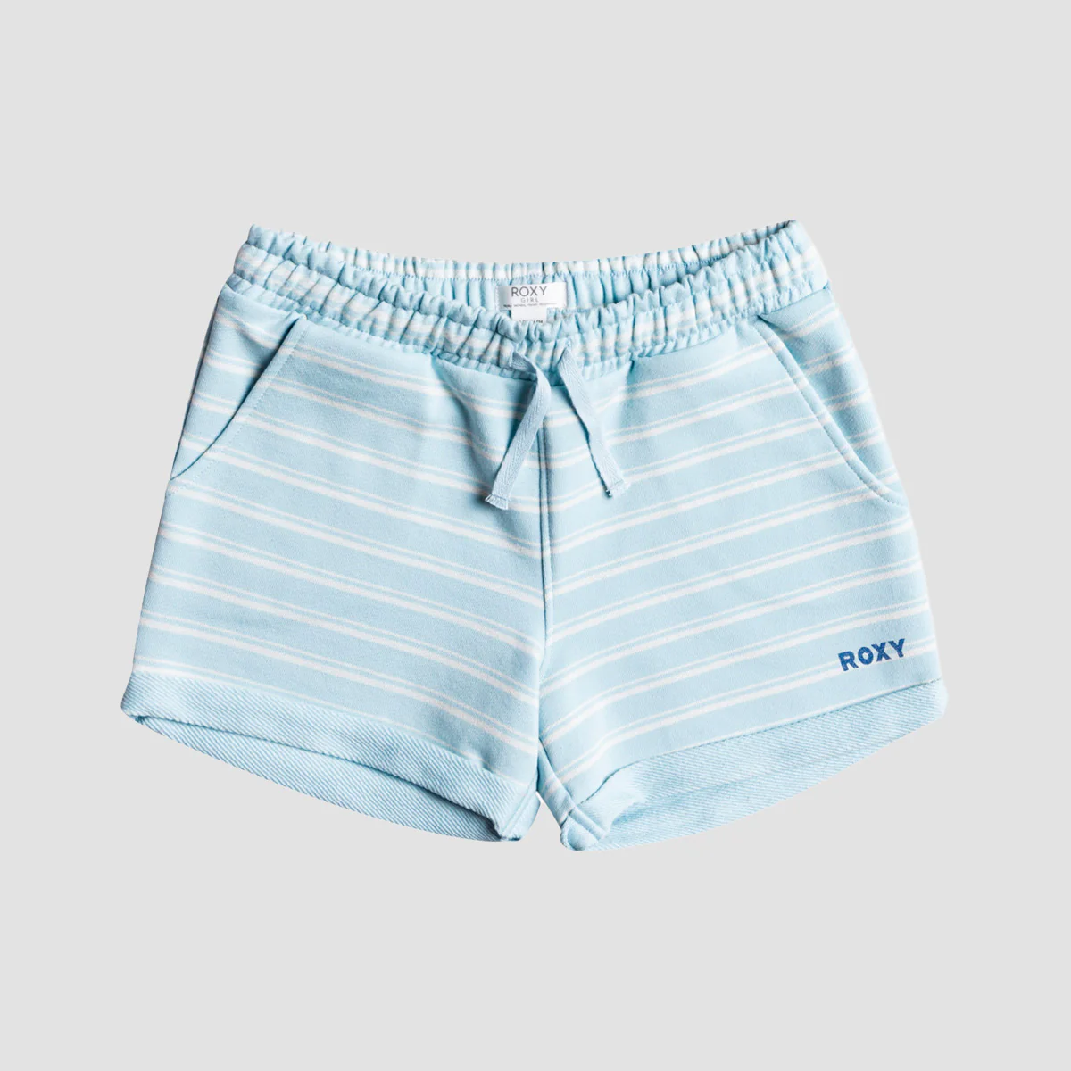 Roxy Bahia Playa Shorts Cool Blue Plaid 1 - Girls