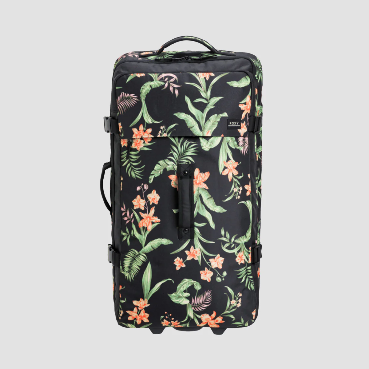 Roxy Big Souvenir 85.2L Wheelie Suitcase Anthracite Island Escape - Womens