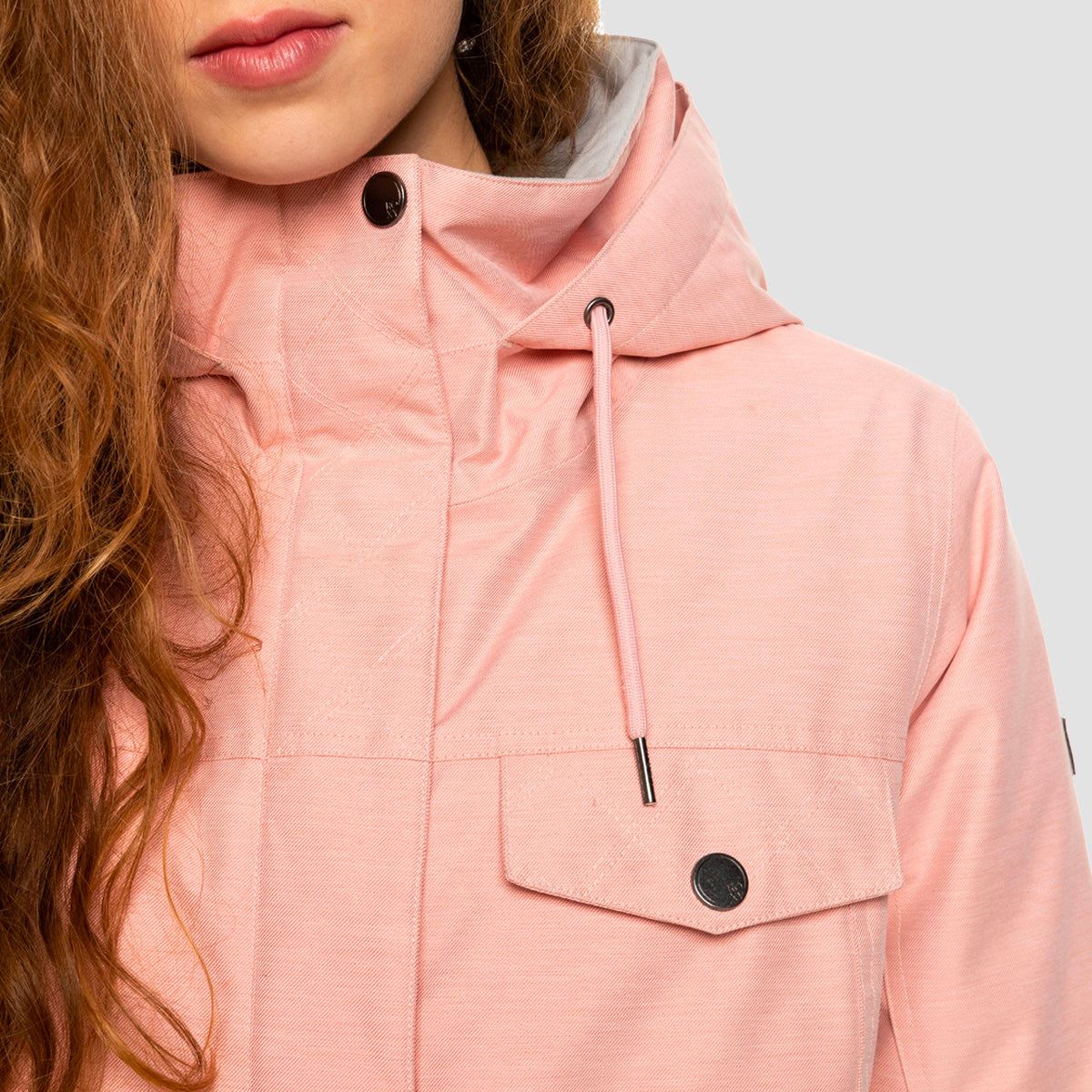 Roxy Billie 10K Snow Jacket Mellow Rose - Womens - Image 3