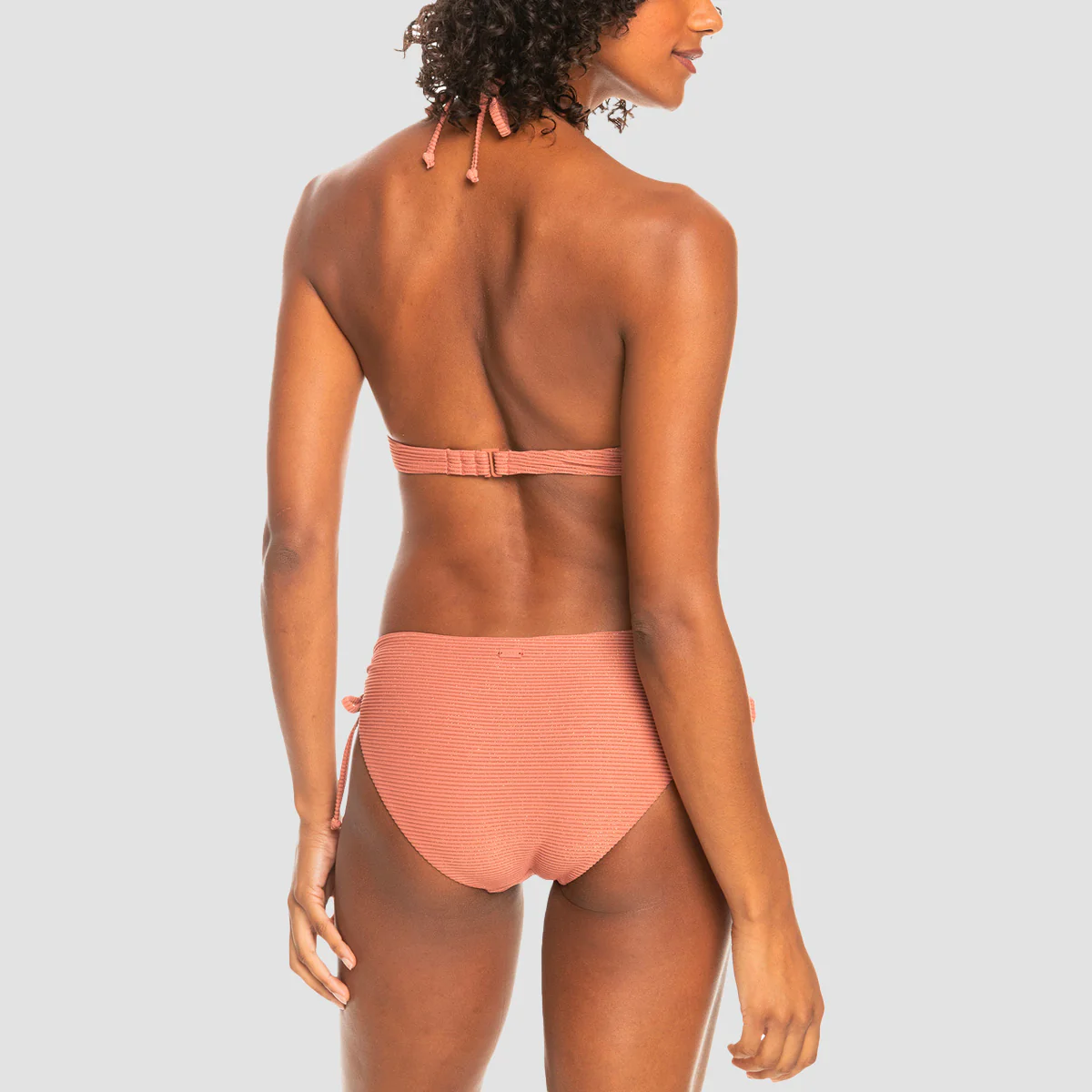 Roxy Coconut Crew Triangle Two Piece Bikini Set Cedar Wood - Womens - Image 3