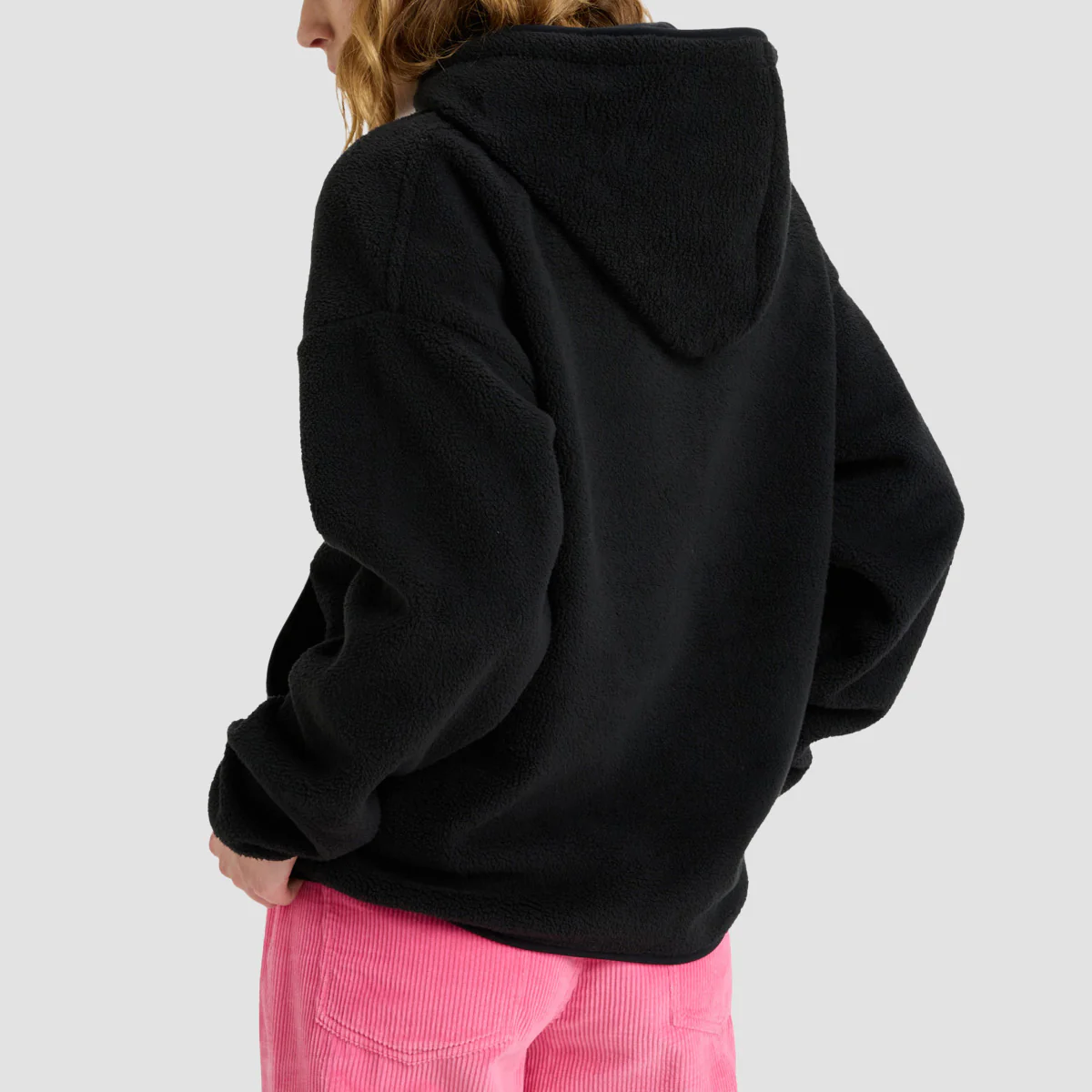 Roxy Cool Calling Polar Fleece Pullover Hoodie Anthracite - Womens - Image 2