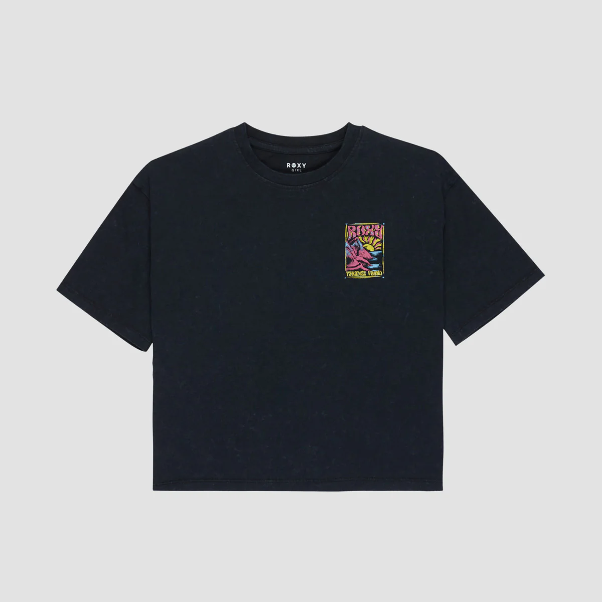 Roxy Daisy Season T-Shirt Anthracite - Girls