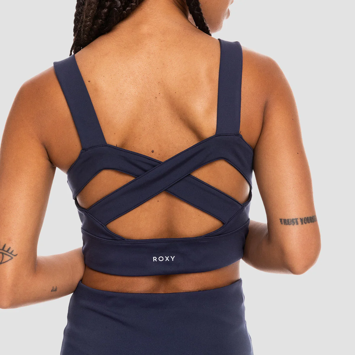 Roxy Dance Away Medium Support Sports Bra Mood Indigo - Womens - Image 2