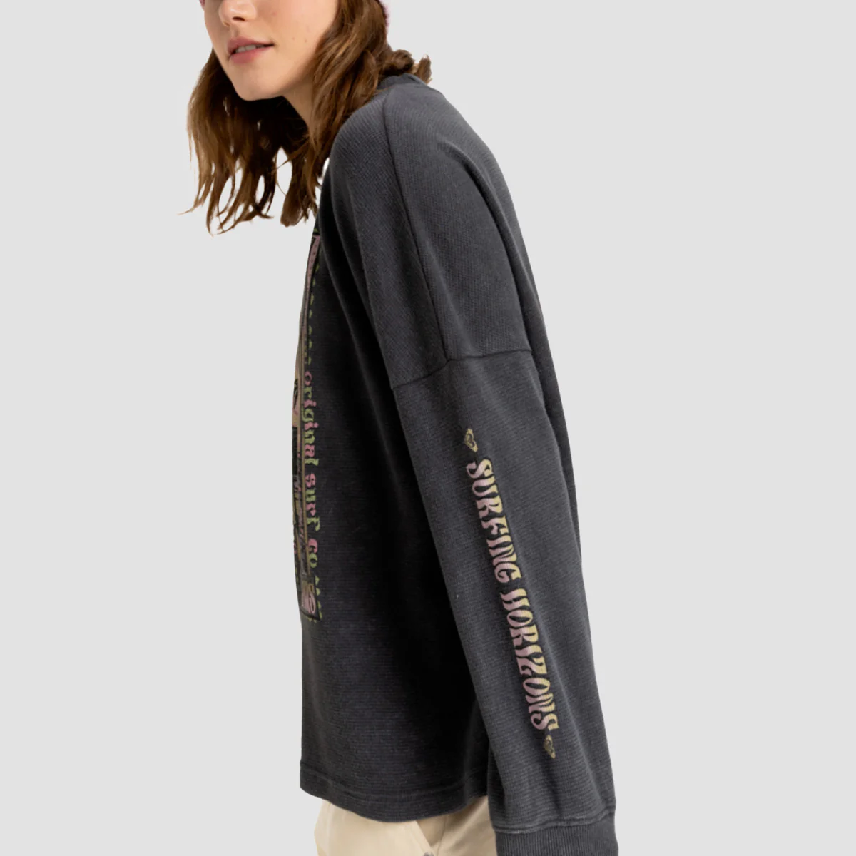 Roxy Eastside Midweight Longsleeve T-Shirt Phantom - Womens - Image 2