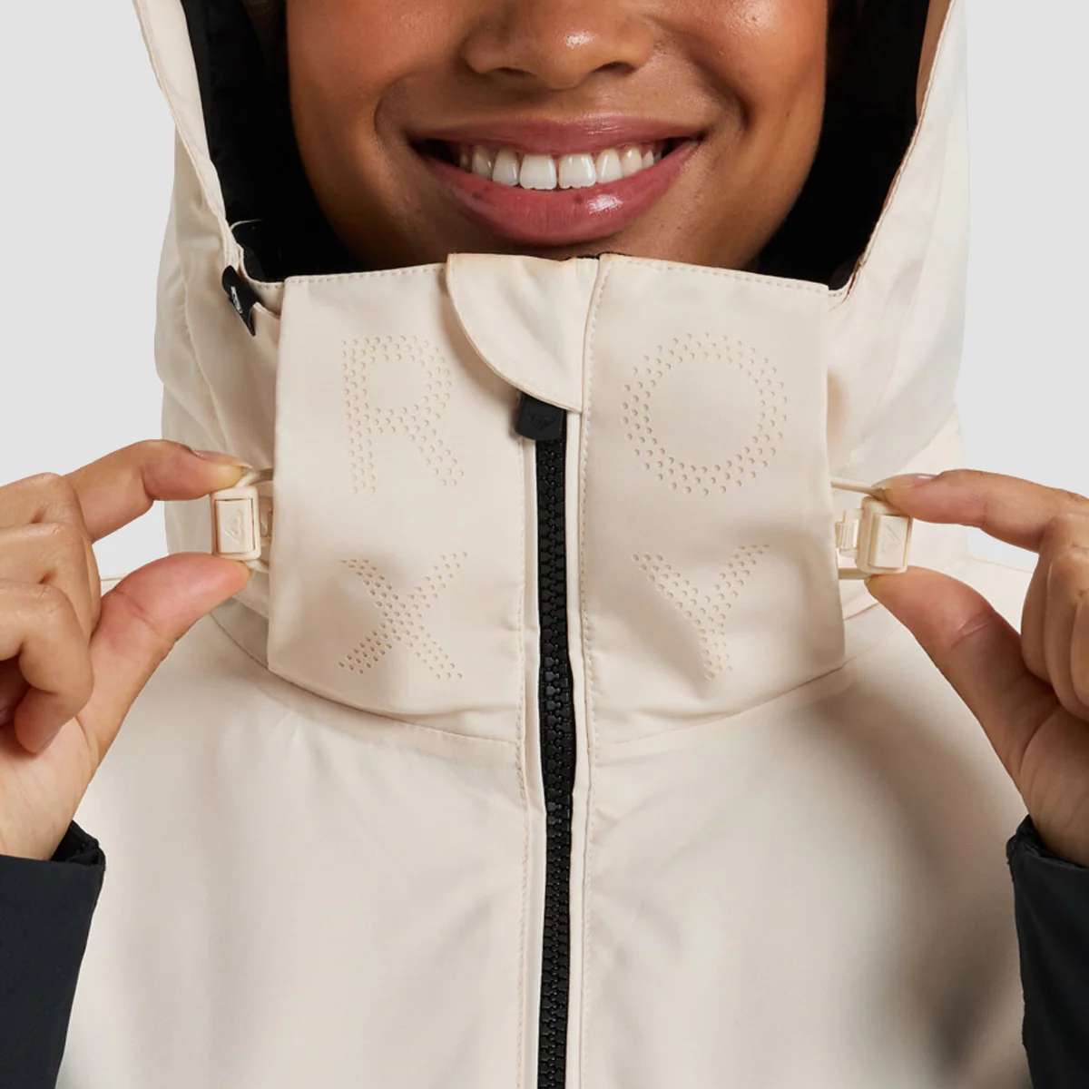 Roxy Free Jet Block 10K Snow Jacket Buttercream - Womens - Image 4