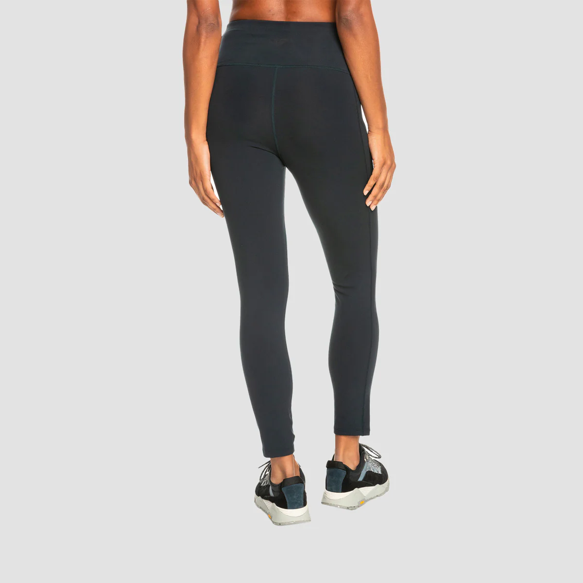 Roxy Heart Into It Ankle Sports Leggings Anthracite - Womens - Image 2