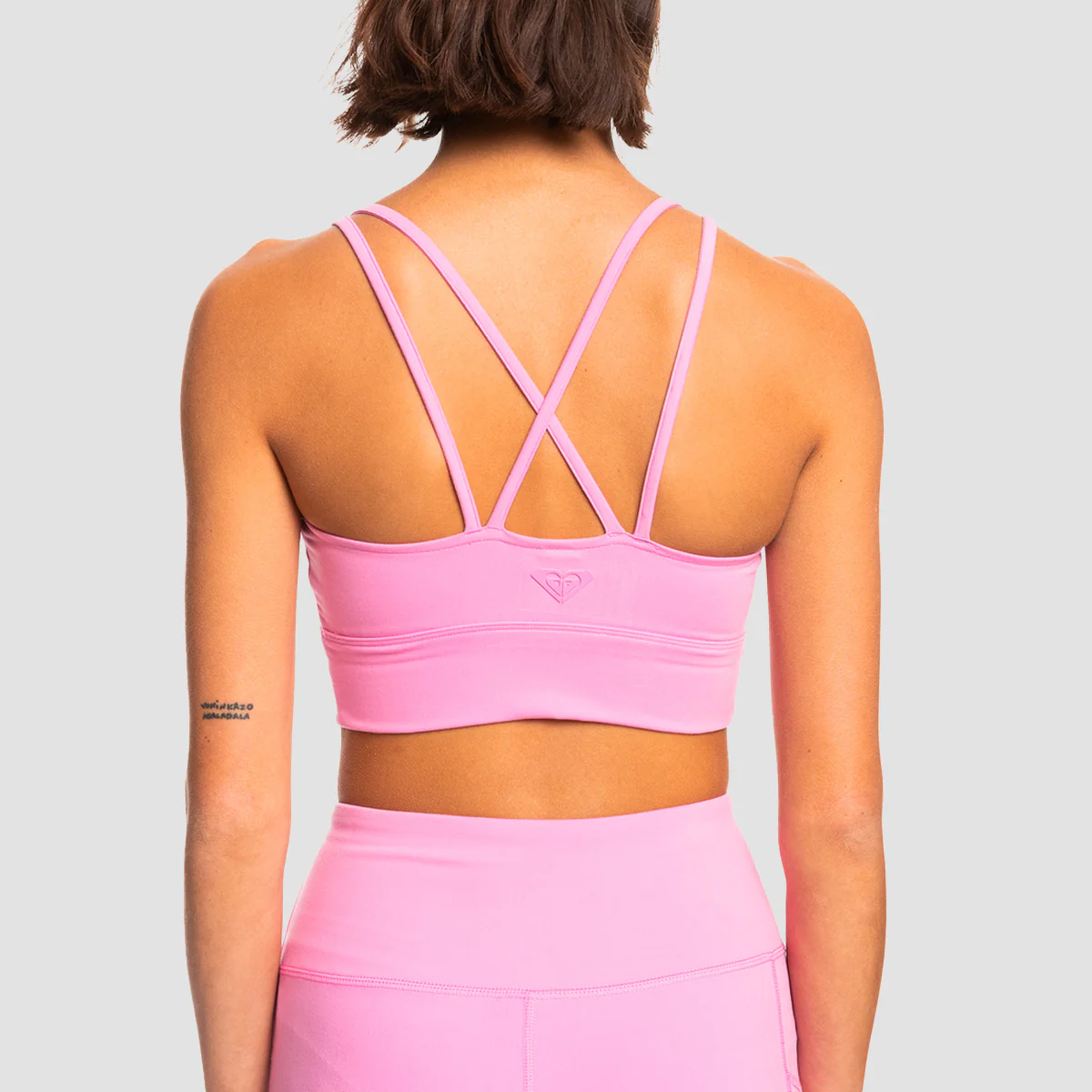 Roxy Heart Into It Elongated Sports Bra Cyclamen - Womens - Image 2