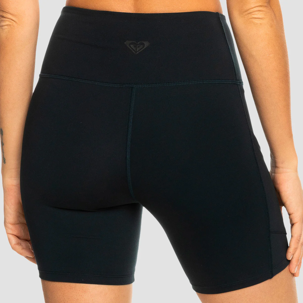 Roxy Heart Into It Sports Shorts Anthracite - Womens - Image 2