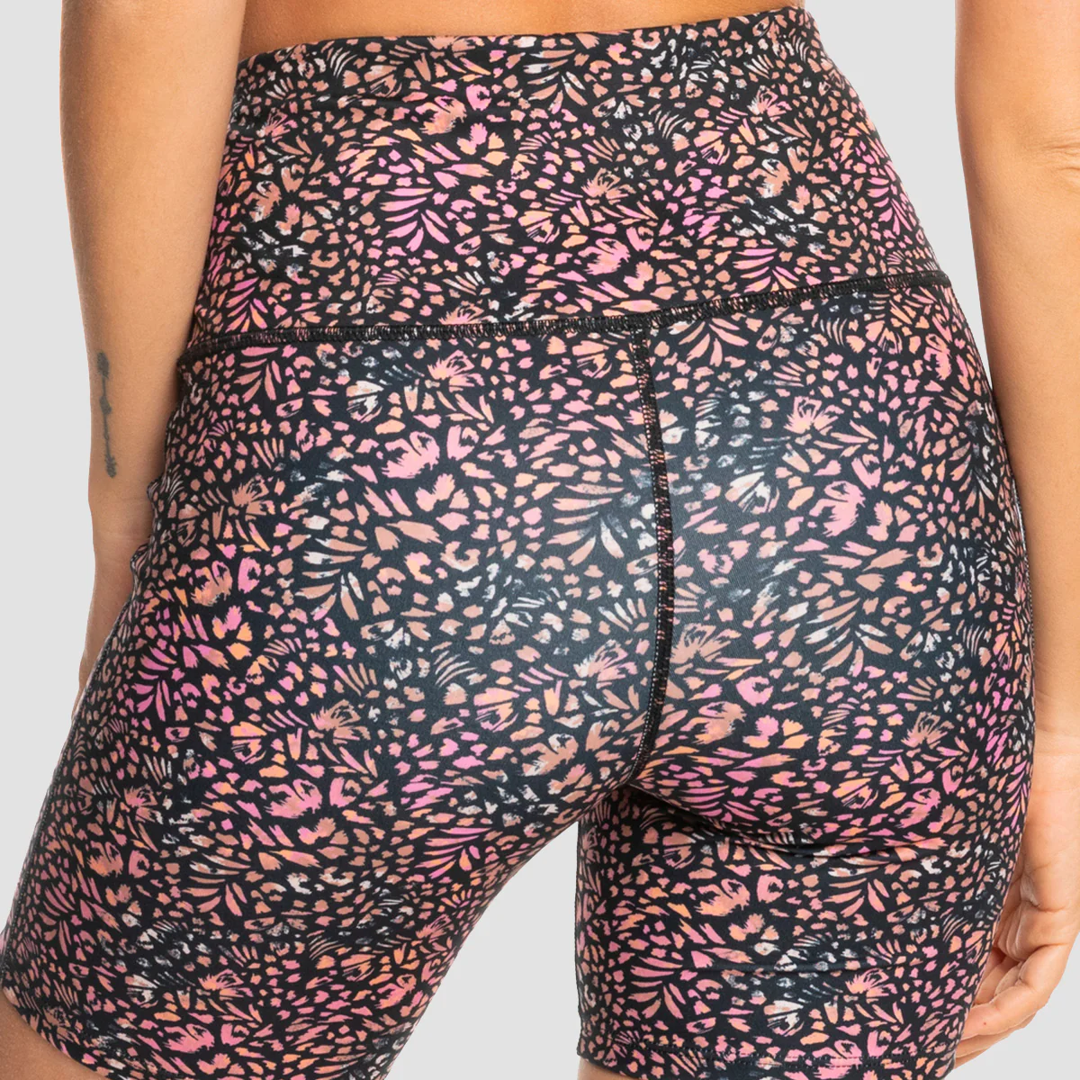 Roxy Heart Into It Sportsl Shorts Antracite Animal Dust - Womens - Image 2