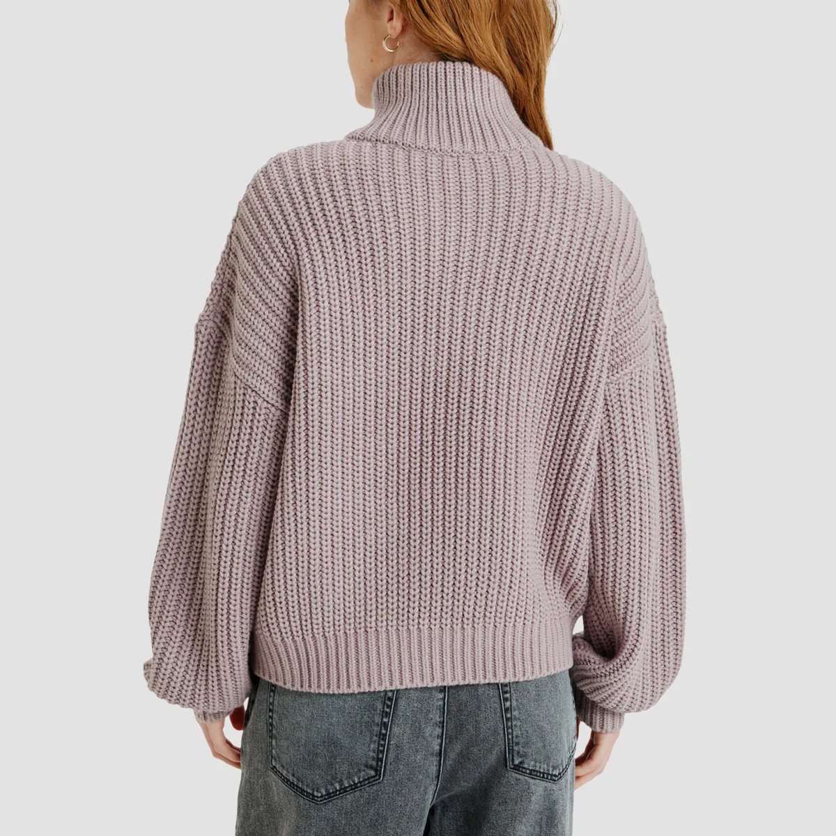 Roxy Home Again Half Zip Mock Neck Jumper Nirvana - Womens - Image 2