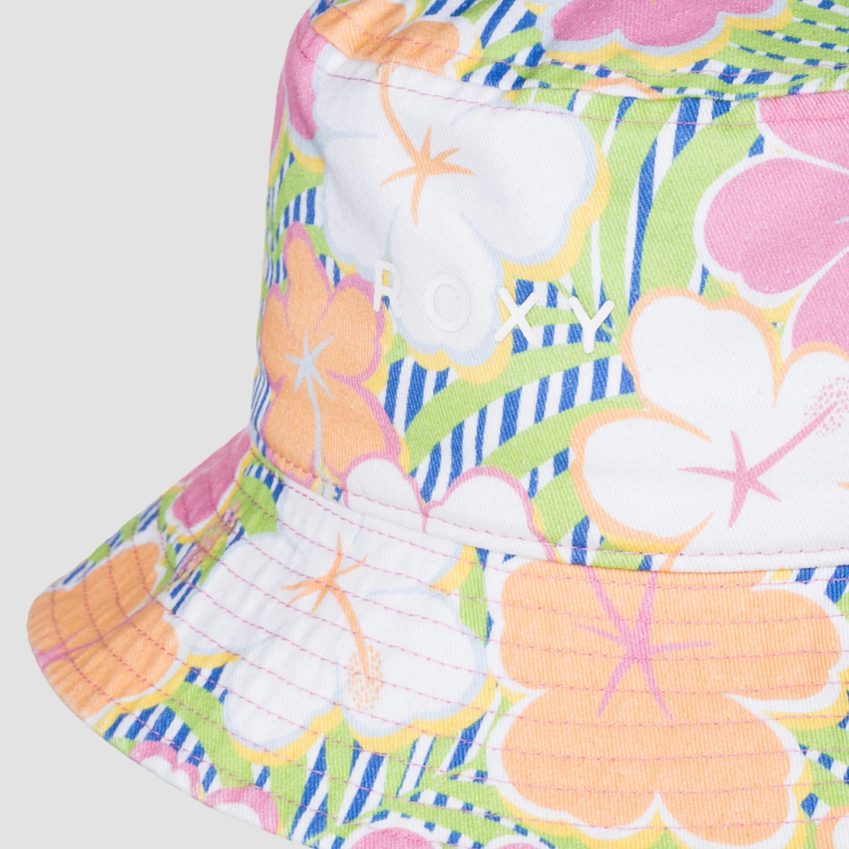 Roxy Jasmine Paradise 2-7 Years Bucket Hat Ultramarine Teenie Flower - Girls - Image 2