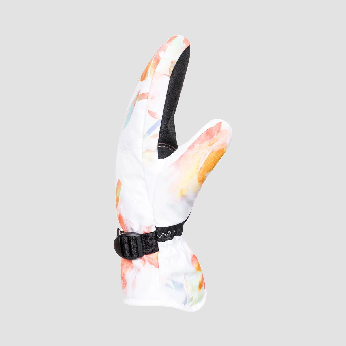 Roxy Jetty Snow Mittens Bright White Tenderness - Womens - Image 2