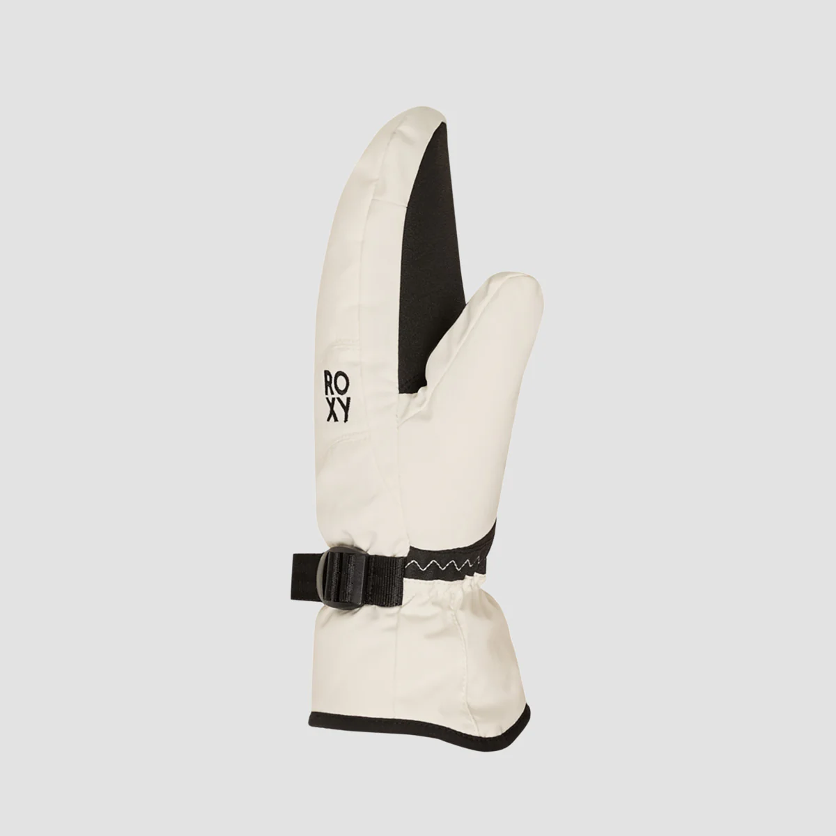 Roxy Jetty Solid Snow Mittens Whisper White - Womens - Image 2