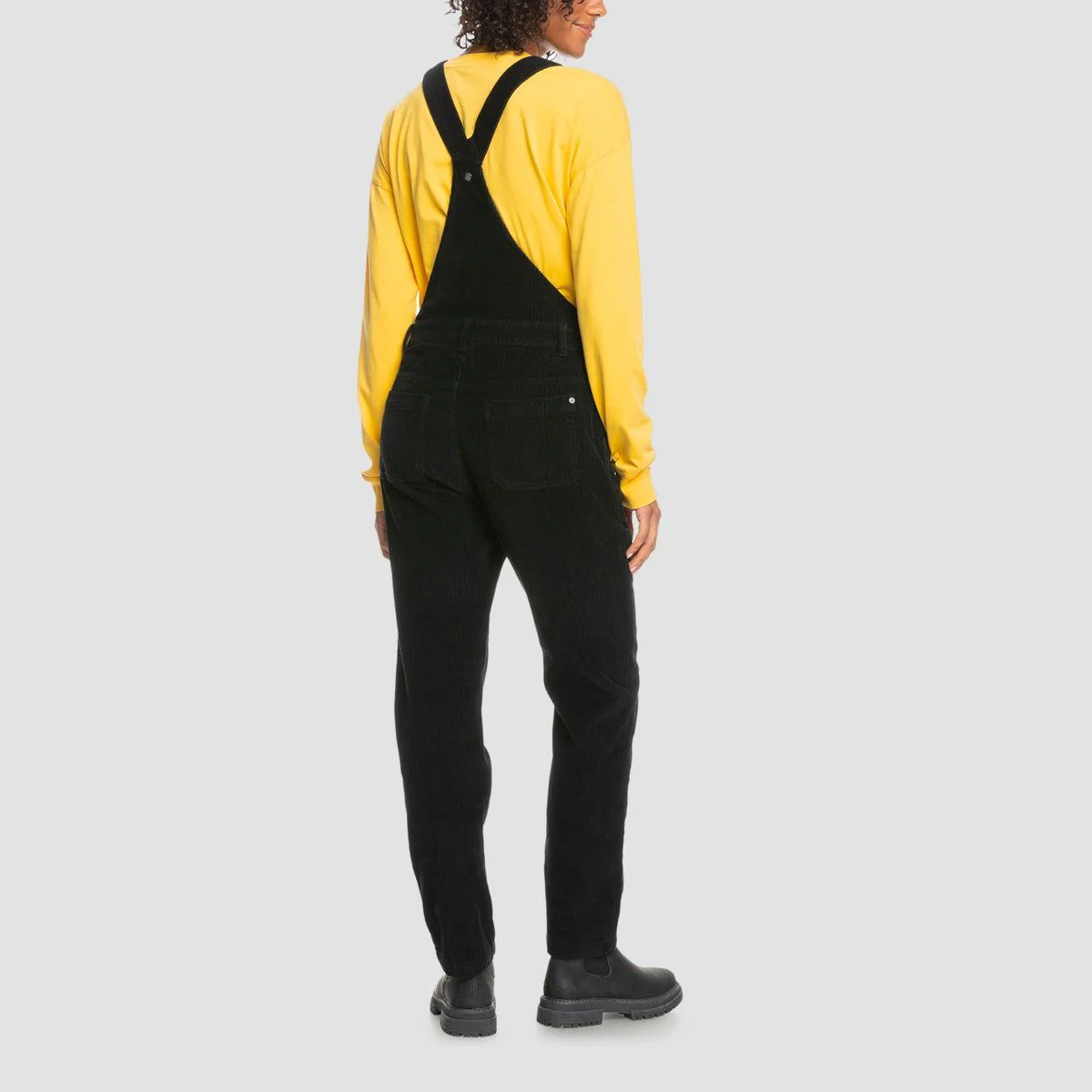 Roxy Jungle Sound Corduroy Jumpsuit Anthracite - Womens - Image 2
