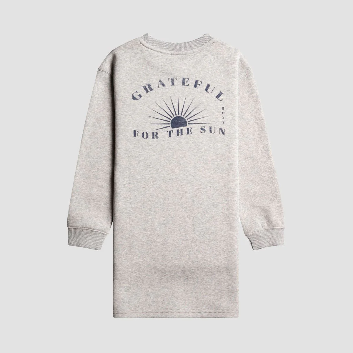 Roxy Kiss From A Rose Longsleeved Sweatshirt Dress Heritage Heather - Girls - Image 2