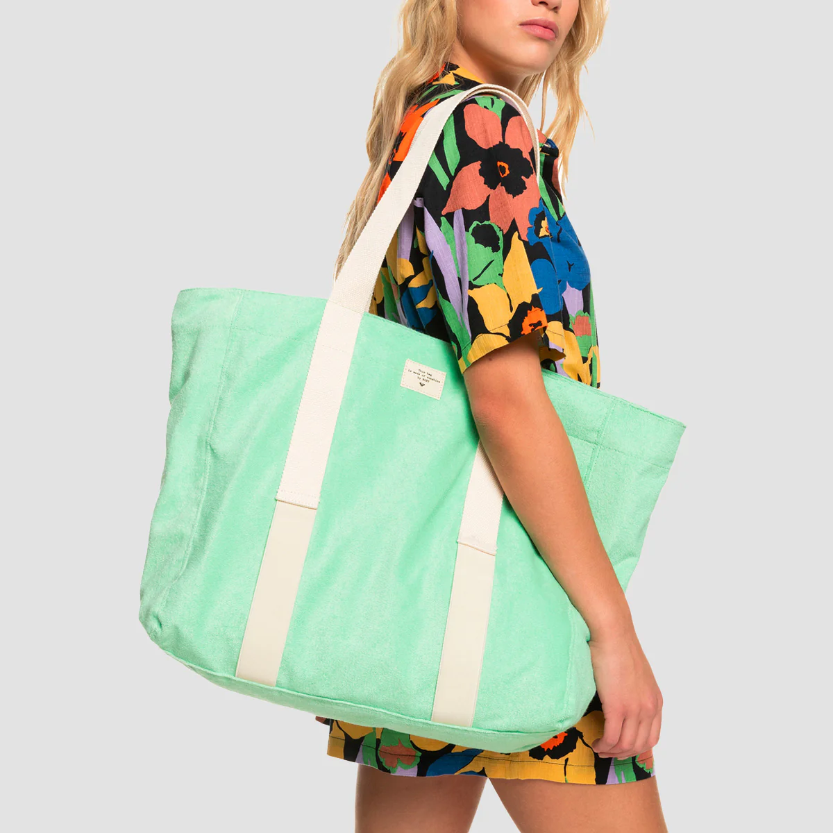 Roxy Kiwi Colada Tote Bag Absinthe Green - Womens - Image 2