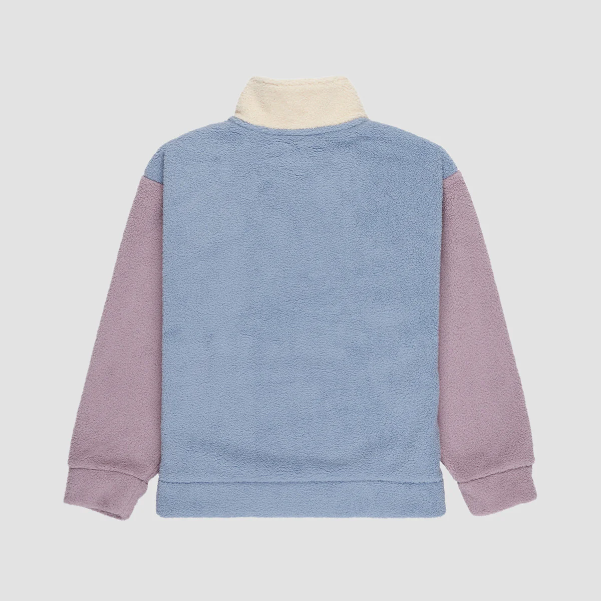 Roxy Lazy Weekend Half Zip Fleece Sweatshirt Blue Blizzard - Girls - Image 2