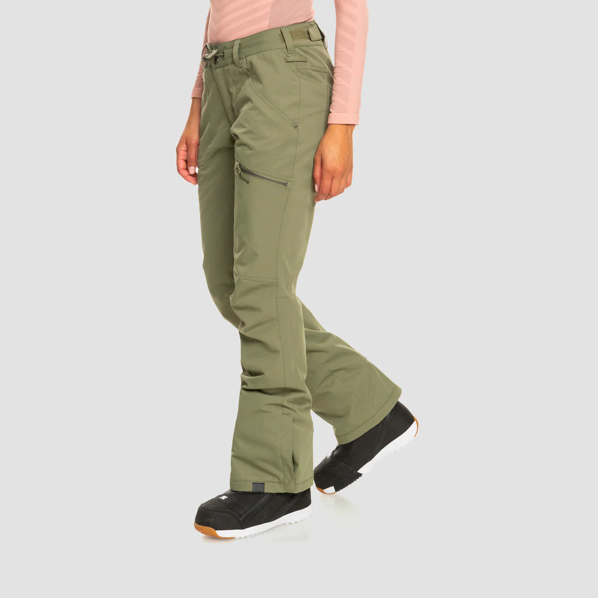 Roxy Nadia 10K Snow Pants Deep Lichen Green - Womens - Image 2