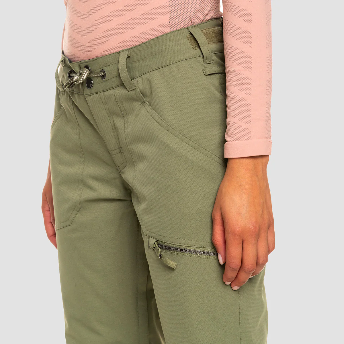 Roxy Nadia 10K Snow Pants Deep Lichen Green - Womens - Image 3
