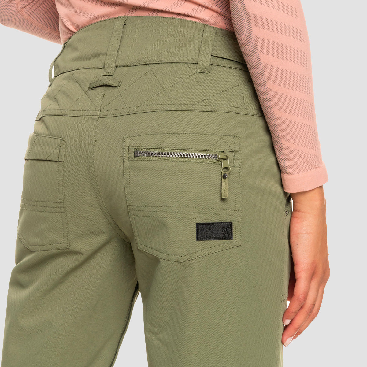 Roxy Nadia 10K Snow Pants Deep Lichen Green - Womens - Image 4