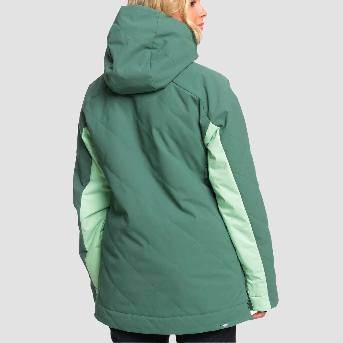 Roxy Radiant Lines 10K Overhead Snow Jacket Dark Forest - Womens - Image 2