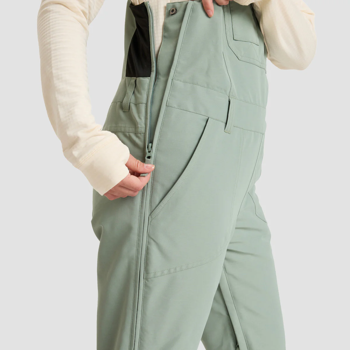 Roxy Rideout Bib 15K Snow Pants Lily Pad - Womens - Image 3