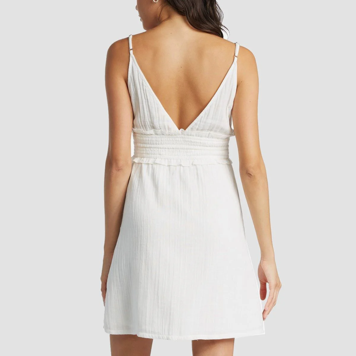 Roxy Simple Blossom Dress Snow White - Womens - Image 2