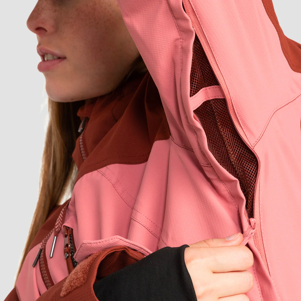 Roxy Stated 15K Snow Jacket Smoked Paprika - Womens - Image 3