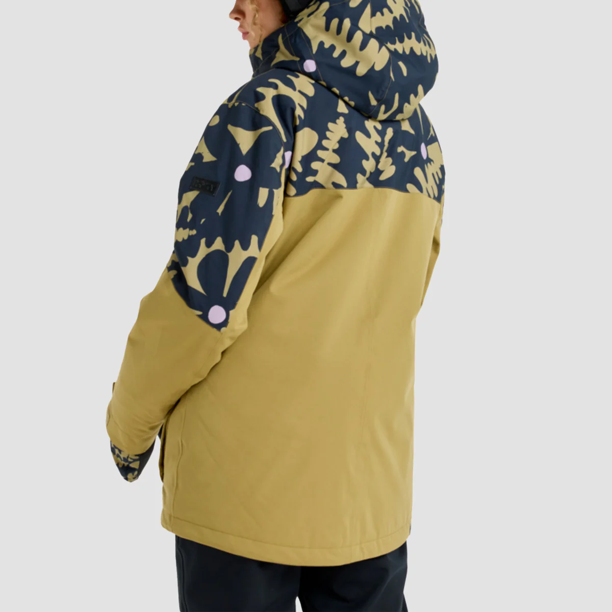 Roxy Stated 20K Snow Jacket Fennel Seed Big Flower - Womens - Image 2