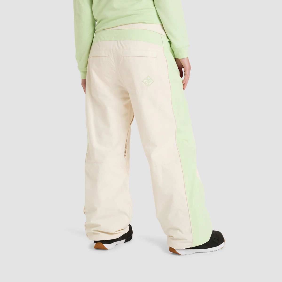 Roxy Steeply 10K Snow Pants Buttercream - Womens - Image 3
