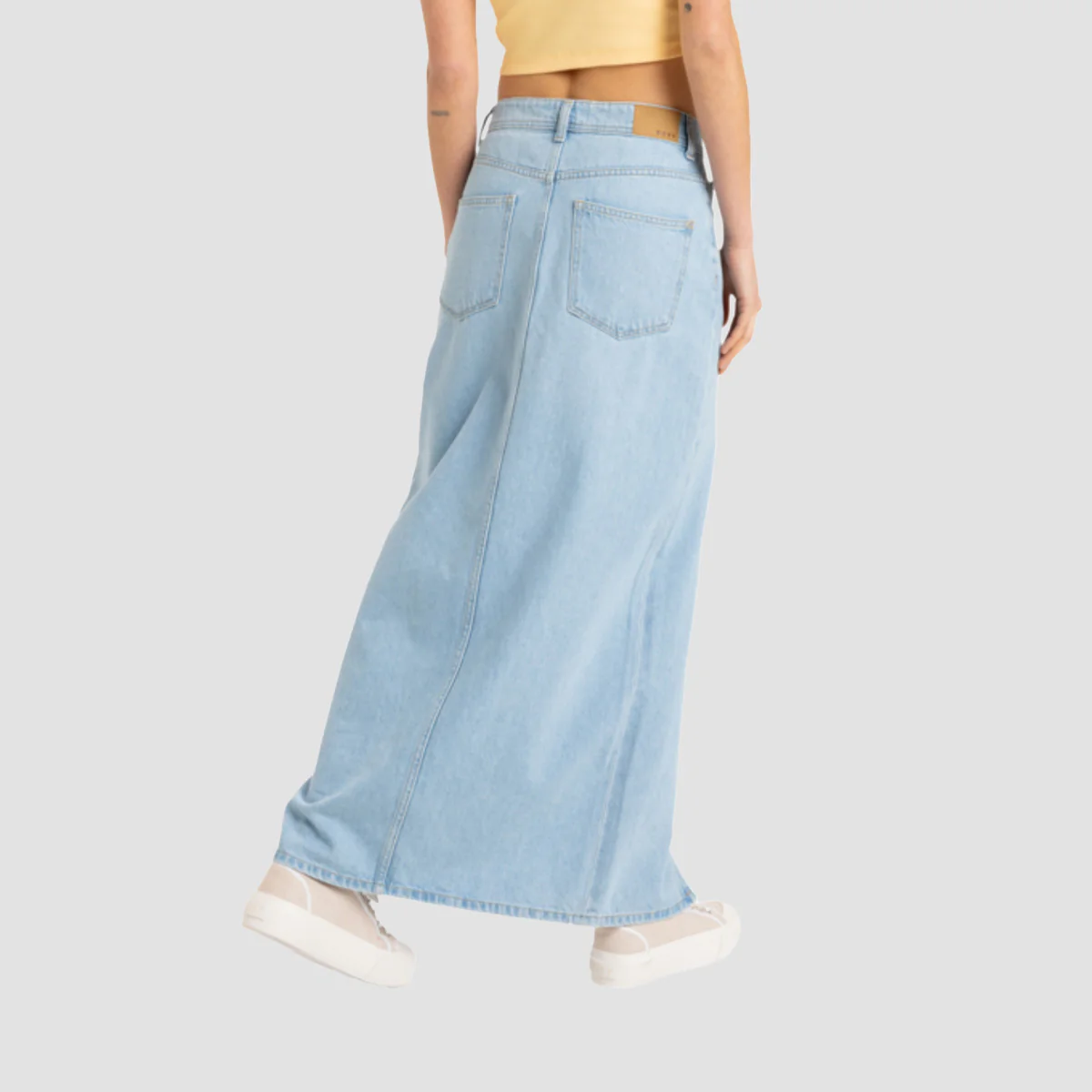 Roxy Sun Winds Long Denim Skirt Light Blue - Womens - Image 2
