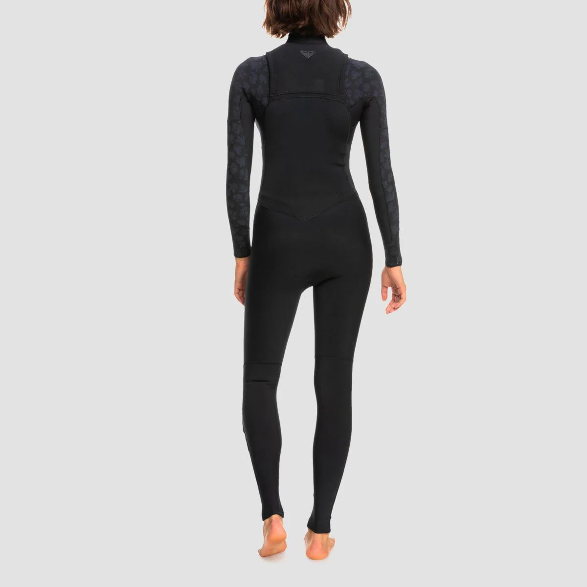Roxy Swell Series 4/3mm Chest Zip Wetsuit Black - Womens - Image 2