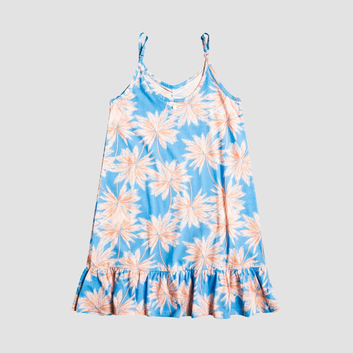 Roxy The Good Direction Strappy Dress Azure Blue Palm Island Rg - Girls - Image 2