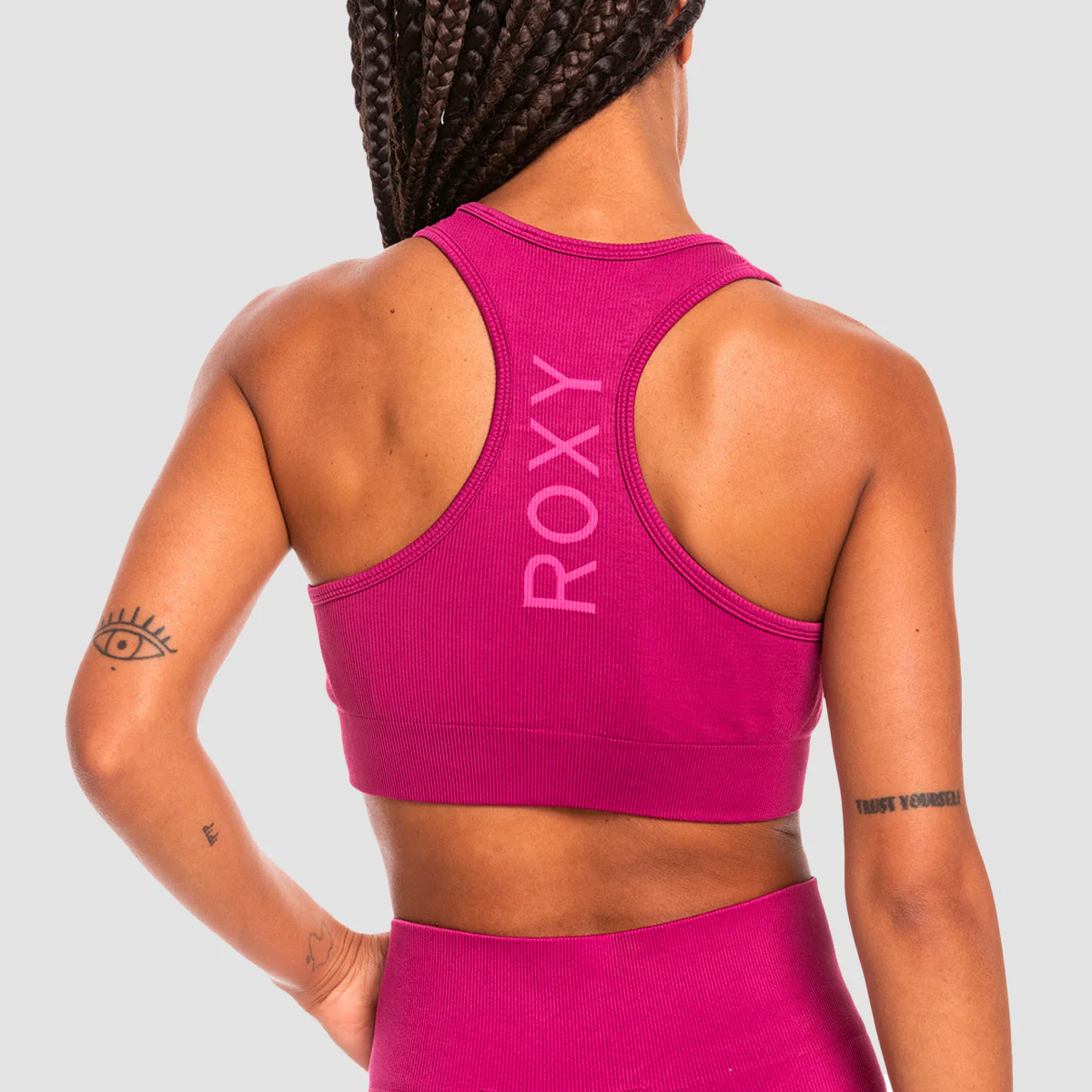 Roxy Time To Pretend Sports Bra Boysenberry - Womens - Image 2