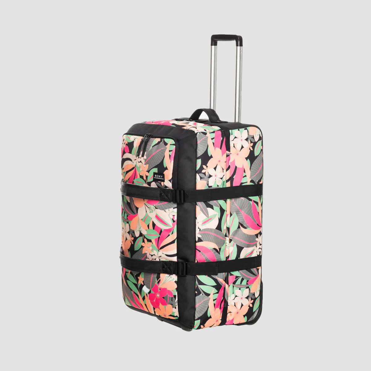Roxy Travel Dreaming 62L Wheelie Suitcase Anthracite Palm Song Axs - Womens - Image 3