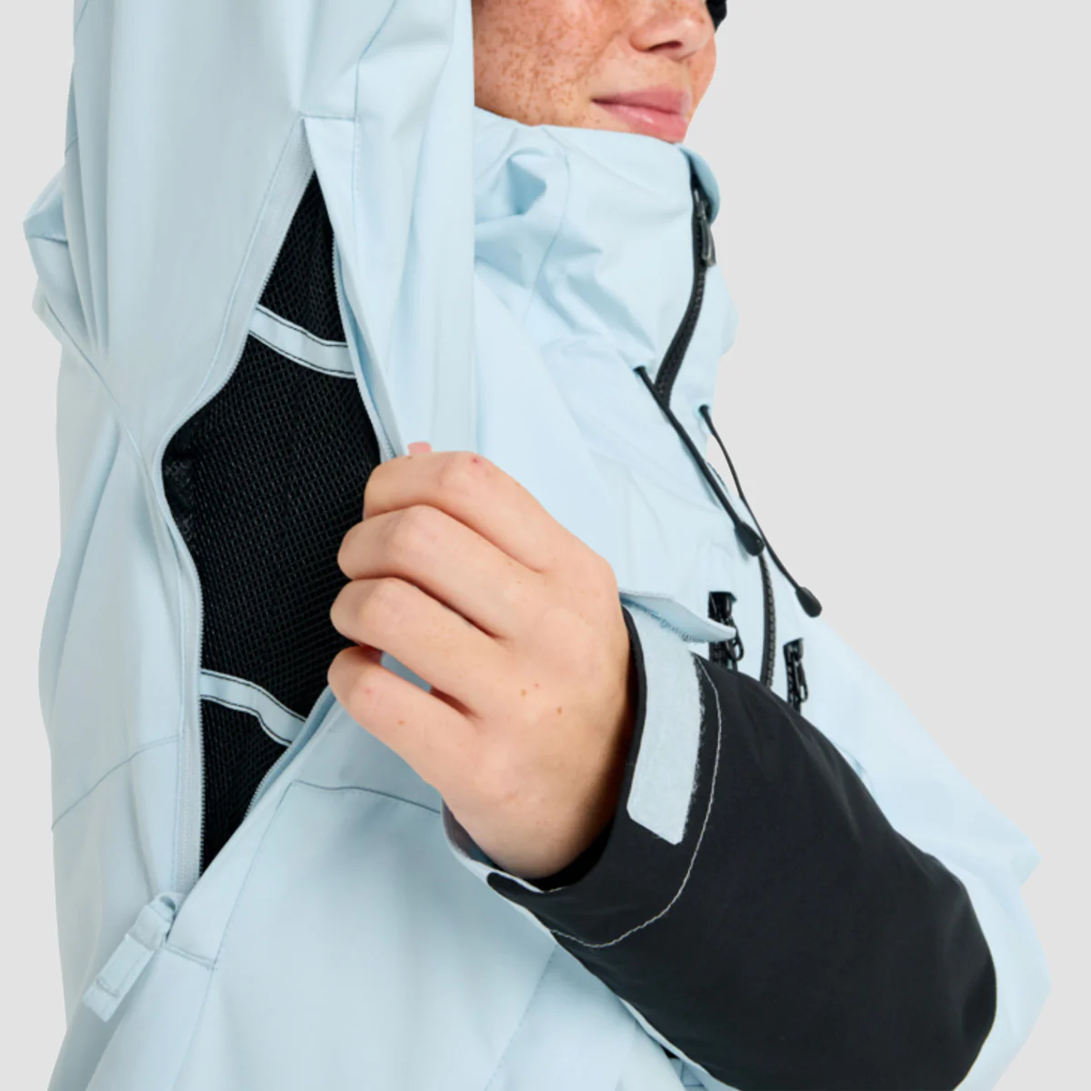 Roxy Upwards 20K Snow Jacket Ice Blue - Womens - Image 3