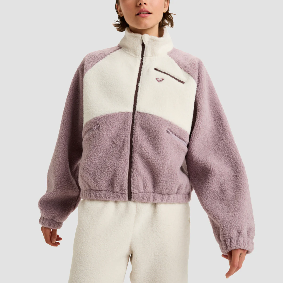 Roxy Waves Of Warmth Colourblock Jacket Nirvana - Womens