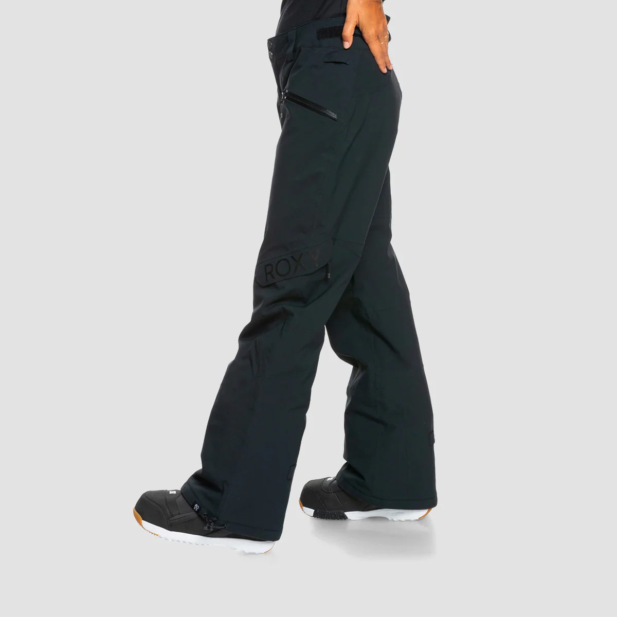 Roxy Woodrose 10K Snow Pants True Black - Womens - Image 2